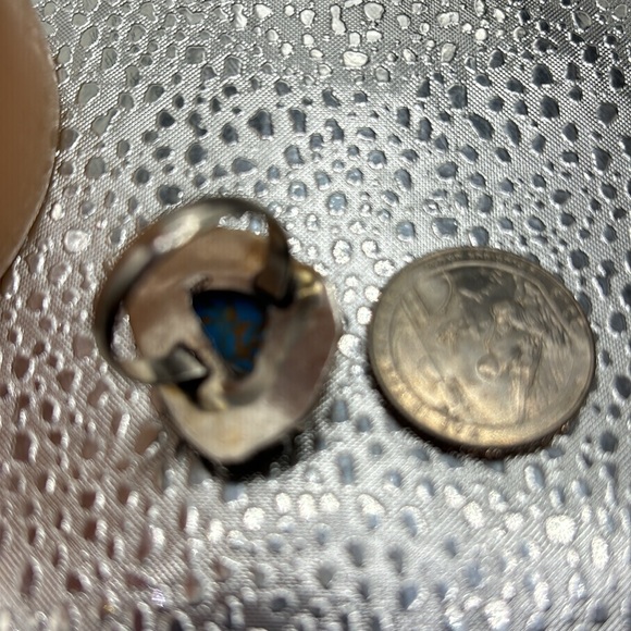 gorgeous copper turquoise, ring 7 3/4 - Picture 5 of 5